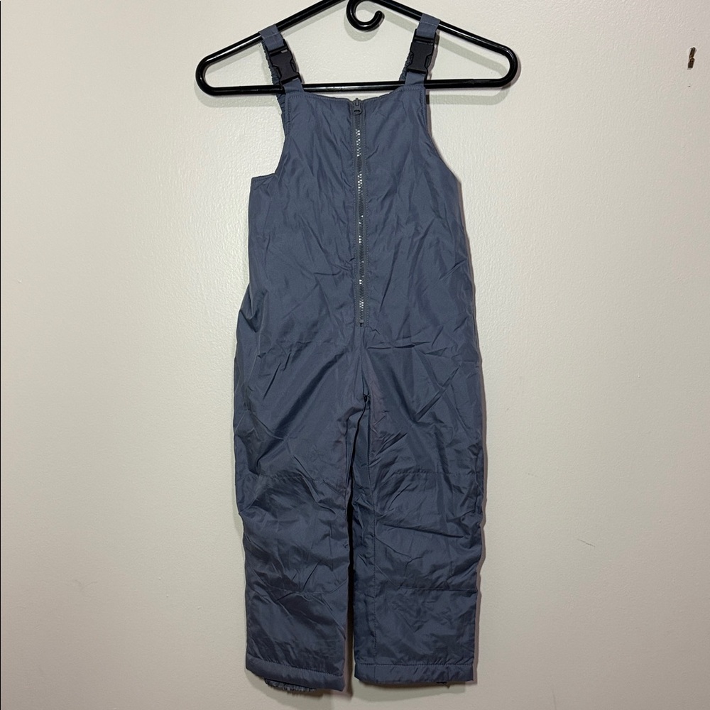 Gray Snow Bib Overalls